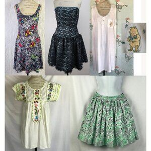 Cute Dresses, Top and Skirt Bundle Set of 5 Items, Multiple sizes